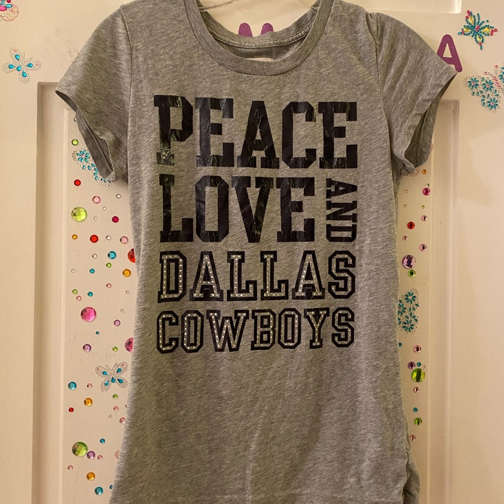 PINK Sparkly Dallas Cowboys Shirt